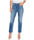 Nydj - Marilyn Ankle Jeans W/ Raw Hem In Premium Denim In Beacon