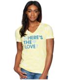 Life Is Good - Where's The Love? Crusher Vee Tee