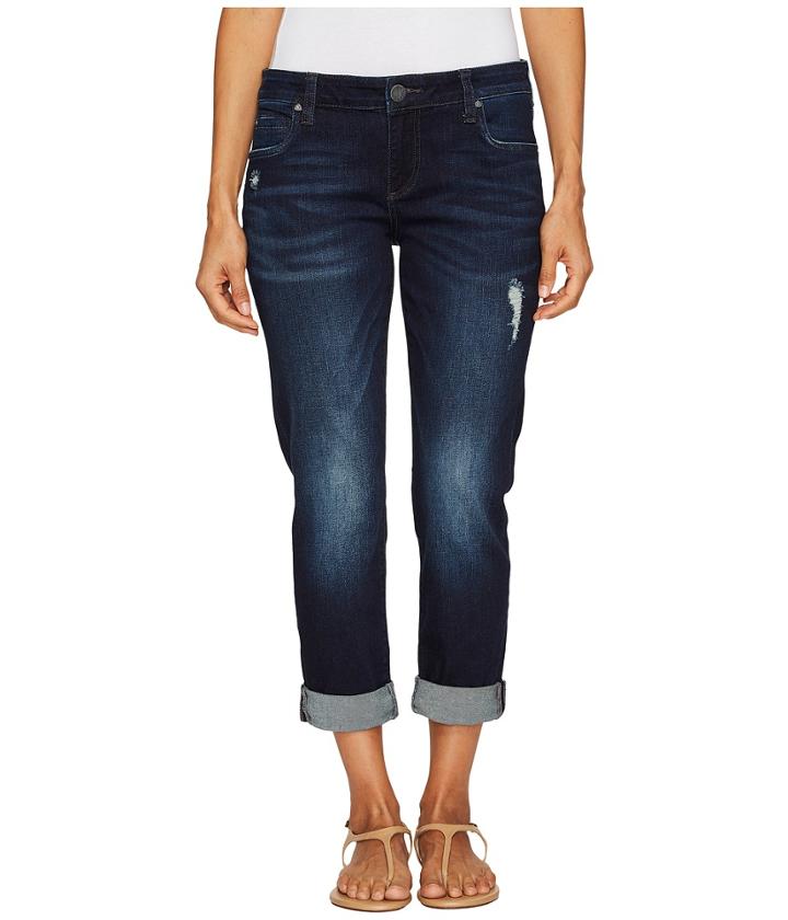Kut From The Kloth - Petite Catherine Boyfriend Five-pocket In Vogue W/ Euro Base Wash