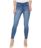 Liverpool - Zoe Ankle Pull-on Leggings In Silky Soft Denim In Baxter