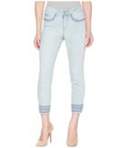 Nydj Petite - Petite Ami Skinny Ankle W/ Border Embroidered In Palm Desert