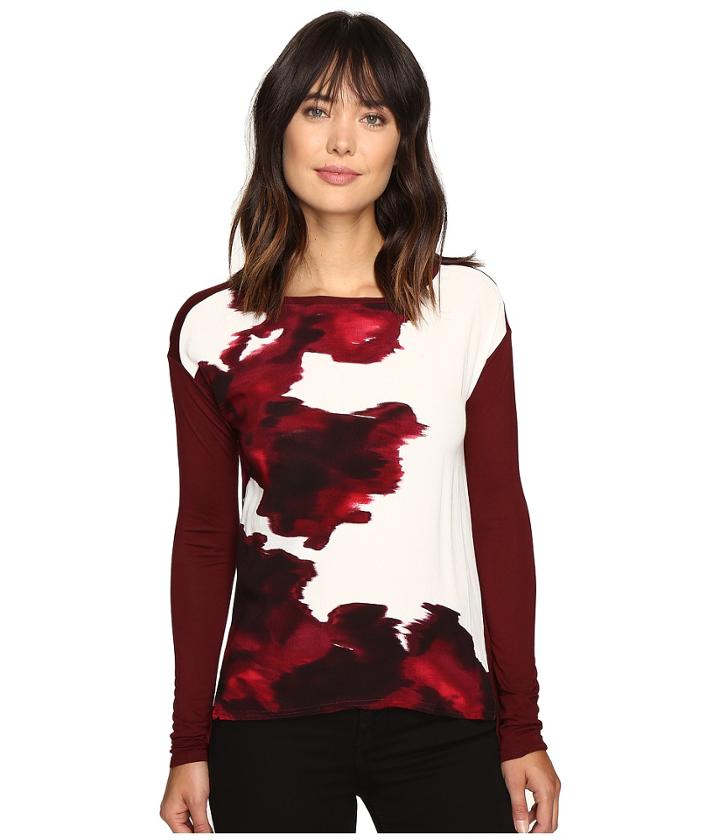 Calvin Klein Jeans - Printed Front Long Sleeve Tee