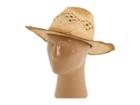 San Diego Hat Company Rhc1020 Raffia Cowboy Hat With Macramae