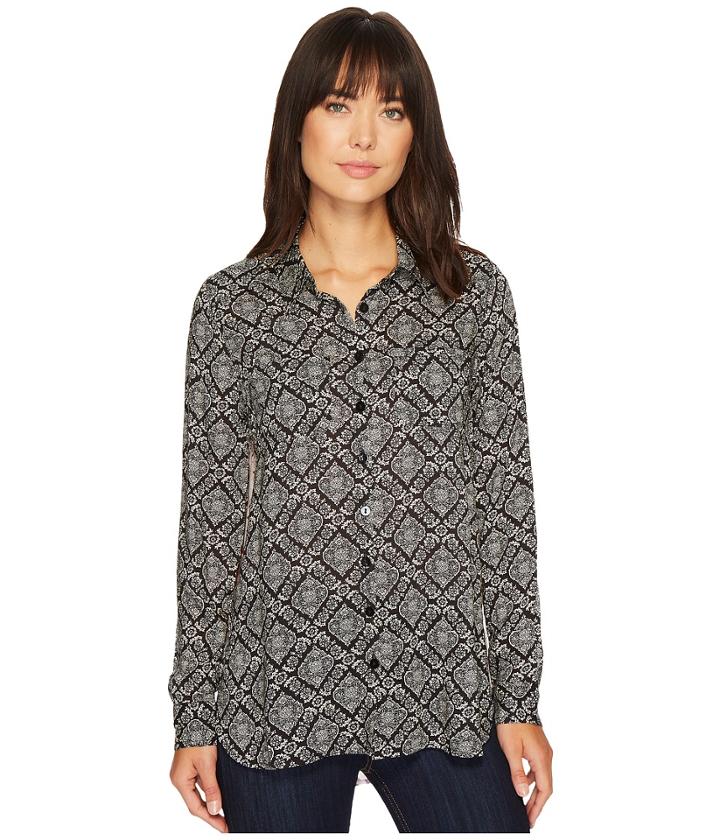 Stetson - 1311 Paisley Lattice Print Top