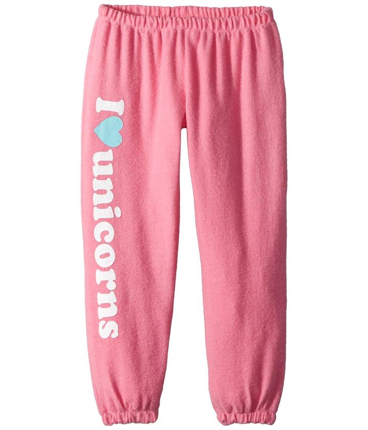 Chaser Kids - Soft Love Knit I Heart Unicorns Sweatpants