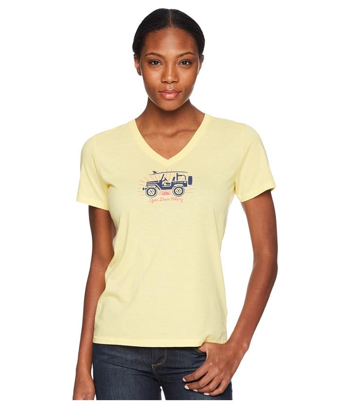 Life Is Good - Open Door Policy Cool Vee Tee