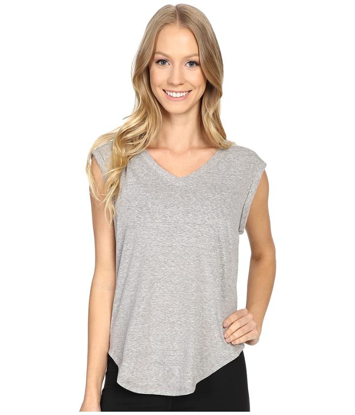 Zobha - V-neck Muscle Tee W/ Open Back