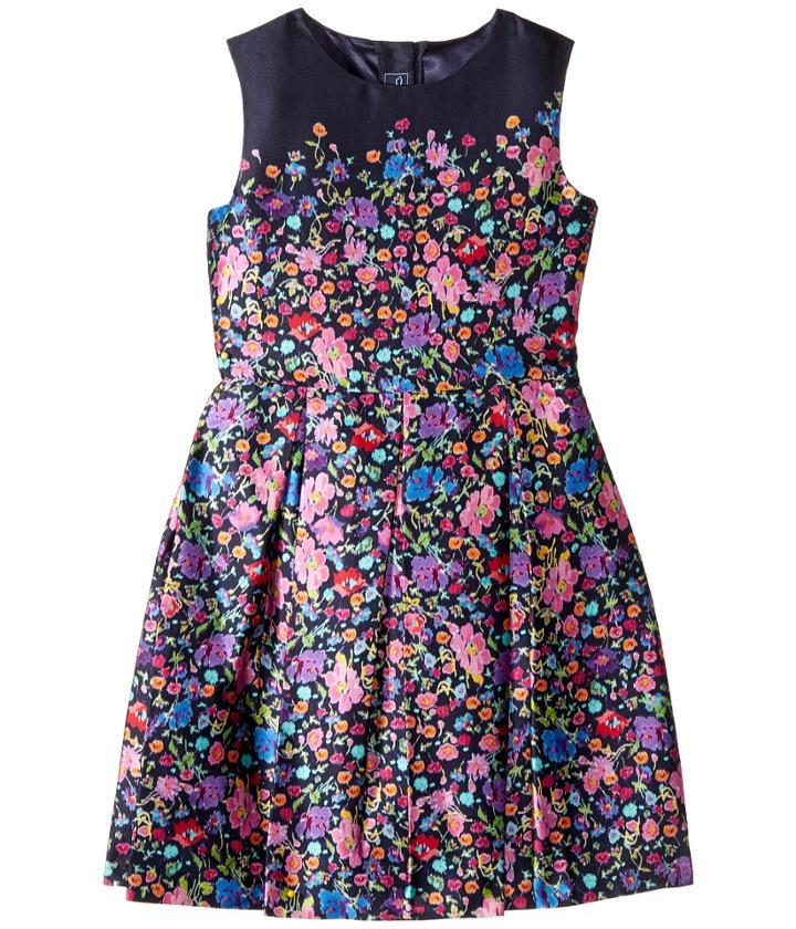 Oscar De La Renta Childrenswear - Chine Garden Mikado Party Dress