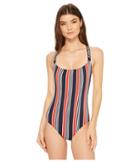Tommy Hilfiger - True To Red, White Blue Cross Back One-piece