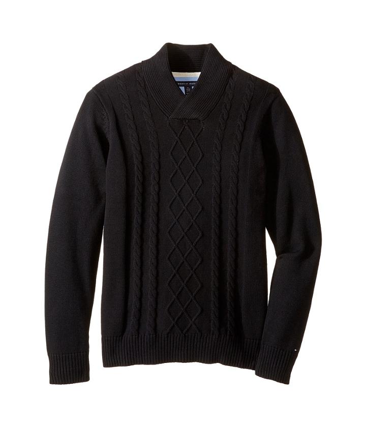 Tommy Hilfiger Kids - Sam Shawl Cable Sweater