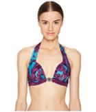 Versace - Costume 2 Push-up Mare Printed Bikini Top
