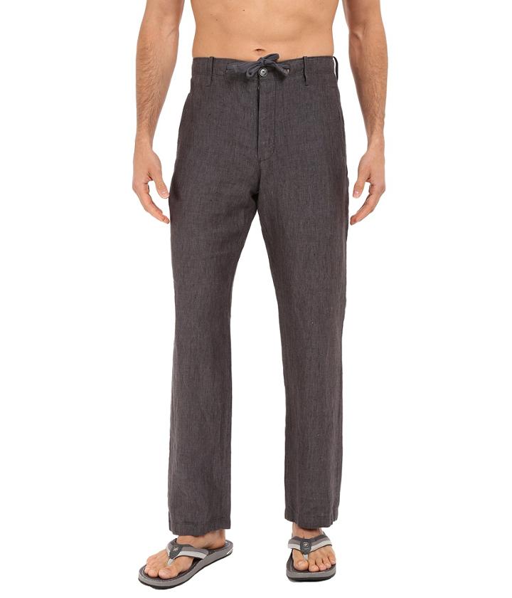 Perry Ellis - Drawstring Linen Pants