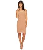J.o.a. - Front Slit Fitted Dress