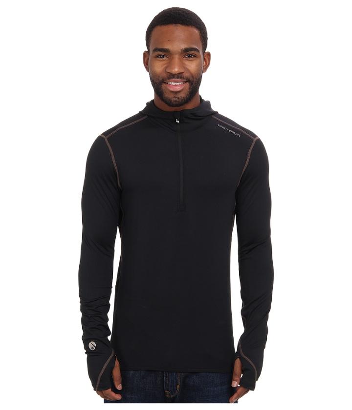 Hot Chillys Micro-elite Chamois 8k Hooded Zip Top