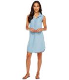 Mod-o-doc - Tencel Chambray Sleeveless Shirtdress