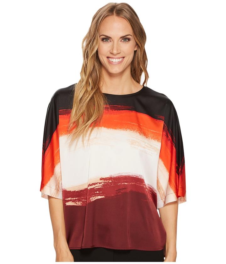 Vince Camuto - Brushstroke Horizon Dolman Sleeve Blouse