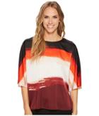 Vince Camuto - Brushstroke Horizon Dolman Sleeve Blouse