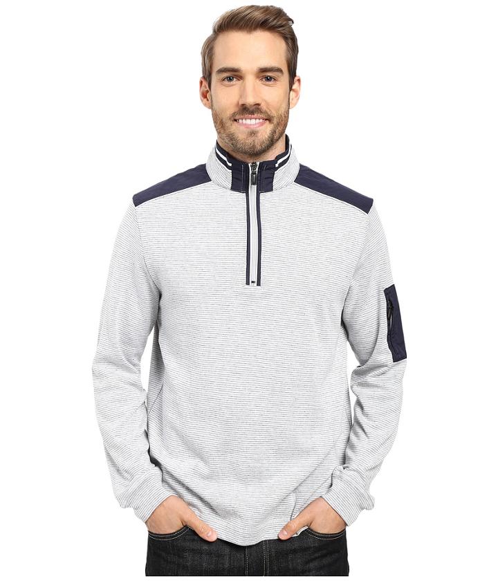 Bugatchi - Amato Long Sleeve 1/4 Zip Knit Shirt