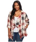 B Collection By Bobeau - Plus Size Cropped Trench