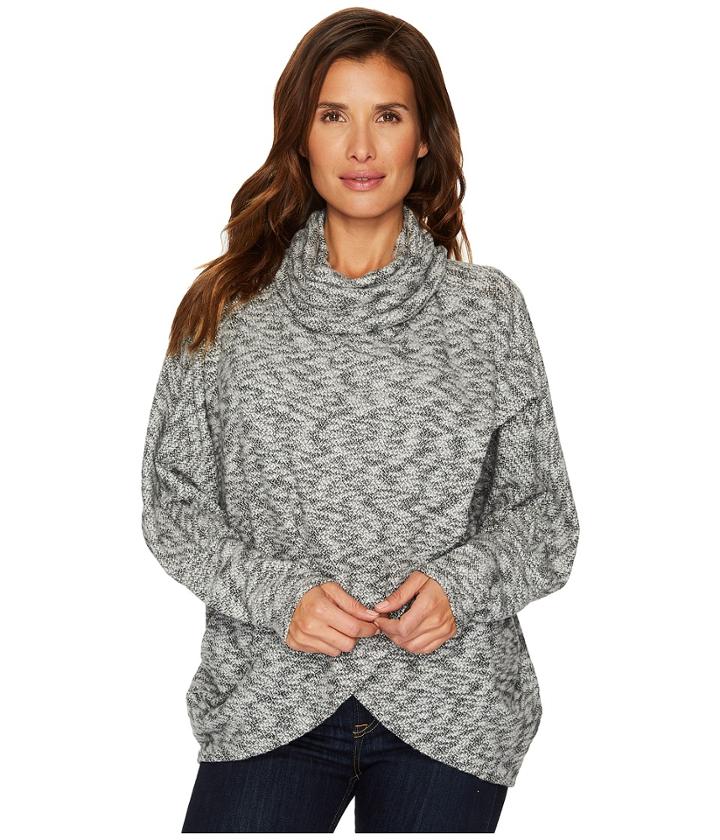 Nally &amp; Millie - Brushed Wrap Long Sleeve Top