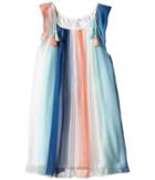 Chloe Kids - Mini Me Couture Rainbow Striped Sleeveless Dress
