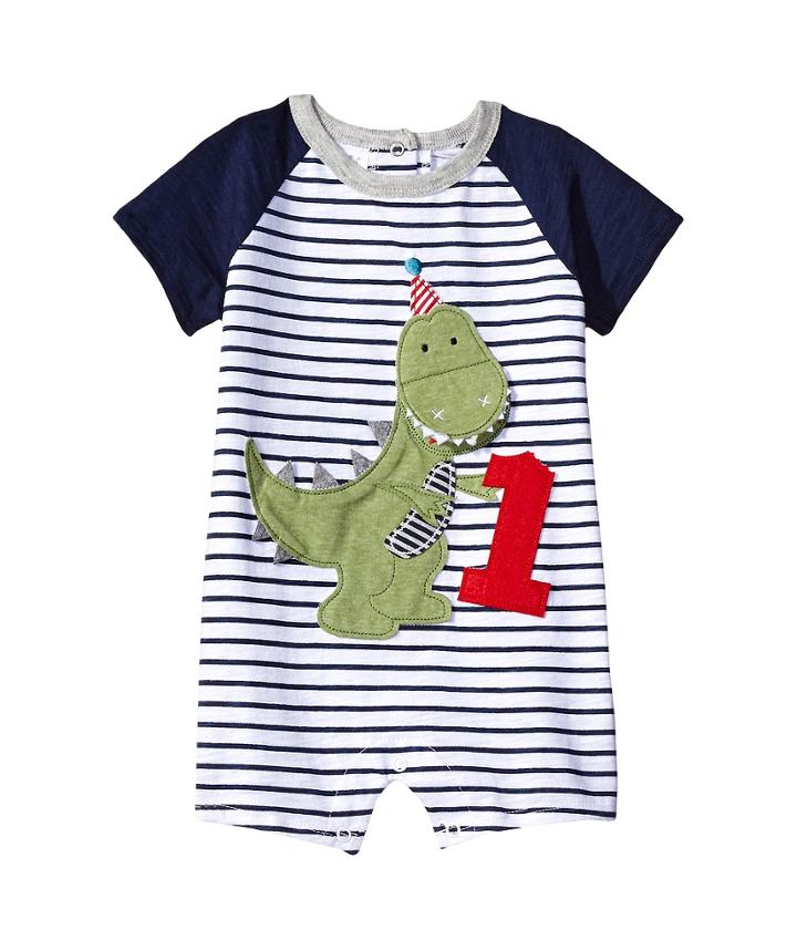 Mud Pie - Dinosaur Birthday Raglan Shortall