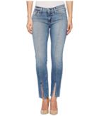 Hudson - Nico Mid-rise Ankle Straight W/ Front Slit Jeans In Moxie