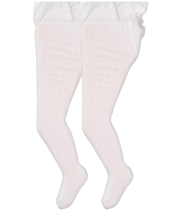 Jefferies Socks - Cotton Rib Tights 2-pack