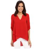 Karen Kane - Asymmetrical Hem Wrap Top