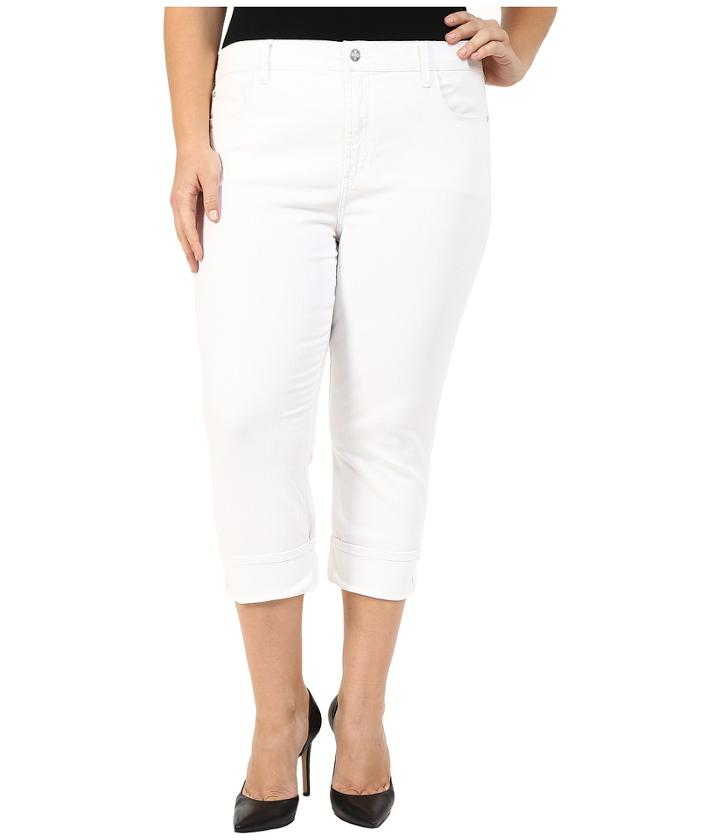 Nydj Plus Size - Plus Size Dayla Wide Cuffed Capri