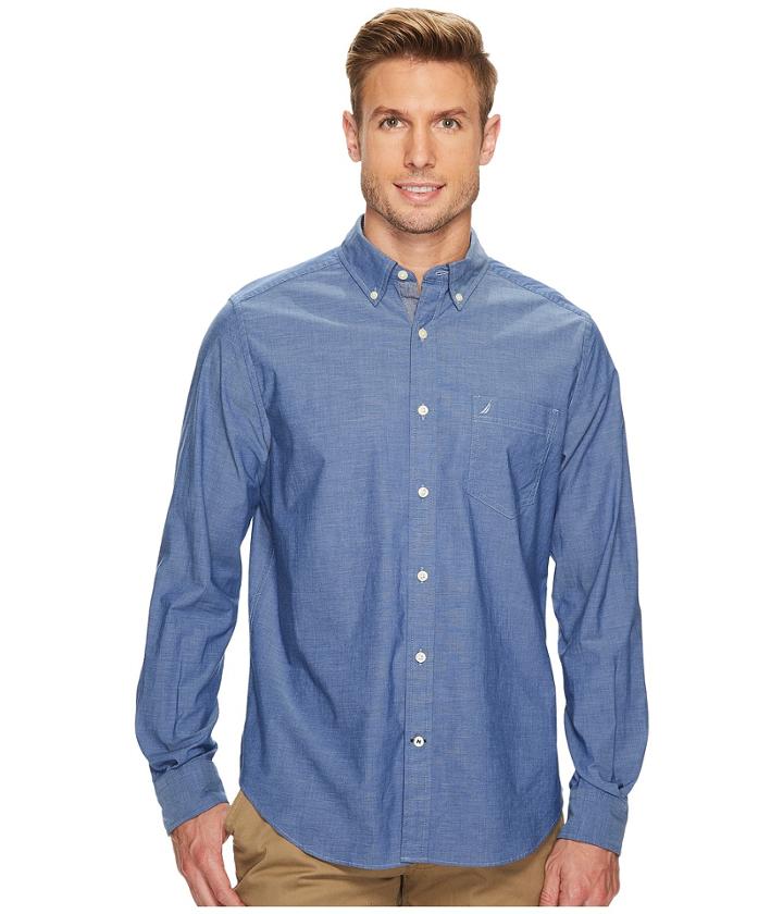 Nautica - Long Sleeve Anchor Solid End On End