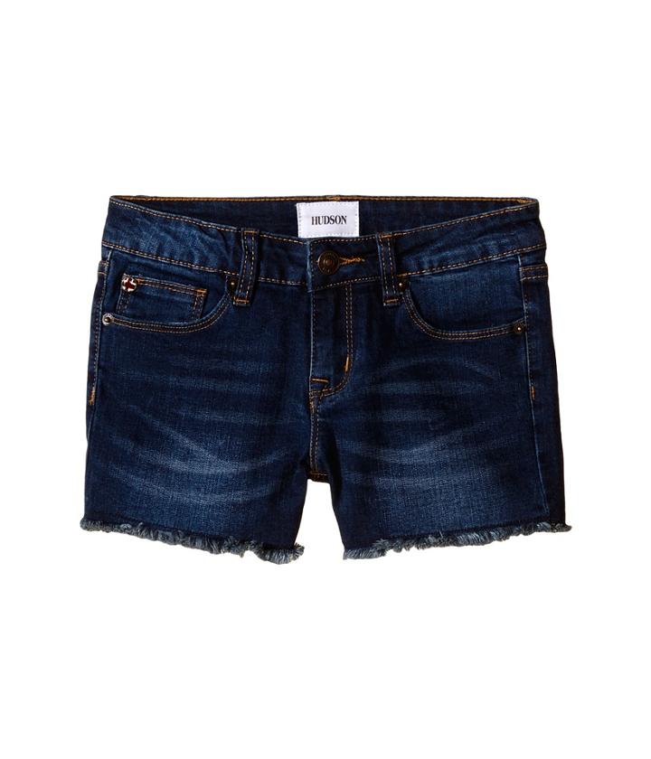 Hudson Kids - 3 Fray Shorts In Freezer Blue