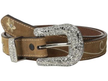 M&amp;f Western - Nocona Embroidered Flower Belt