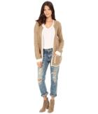 Only - Maggie Long Sleeve Knit Jacket