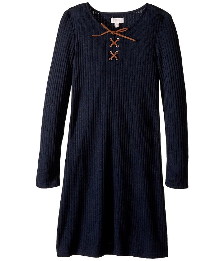 Pumpkin Patch Kids - Robin Lace-up Front Dress