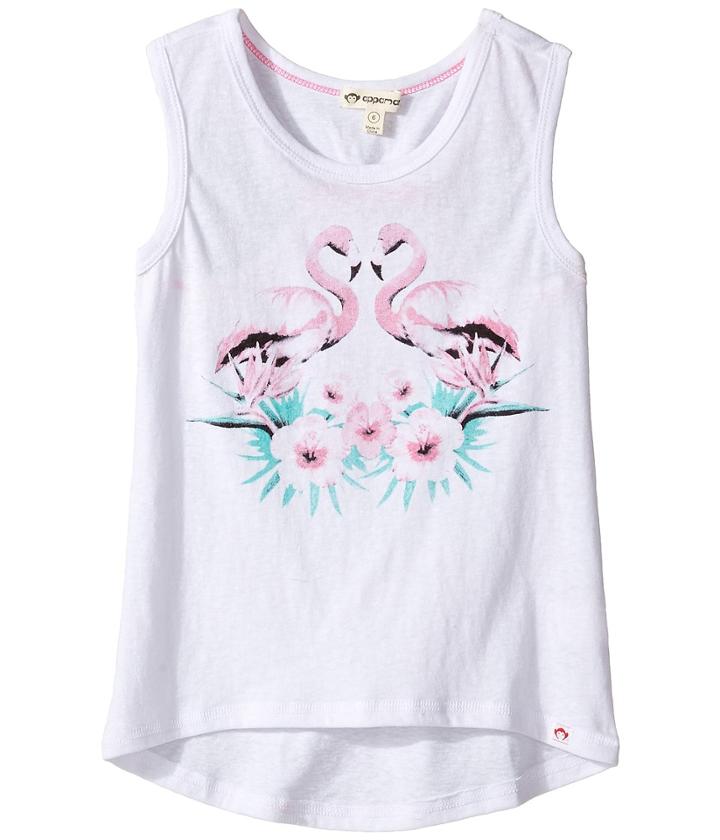 Appaman Kids - Soft Racer Back Flamingo Mingle Ios Tank Top