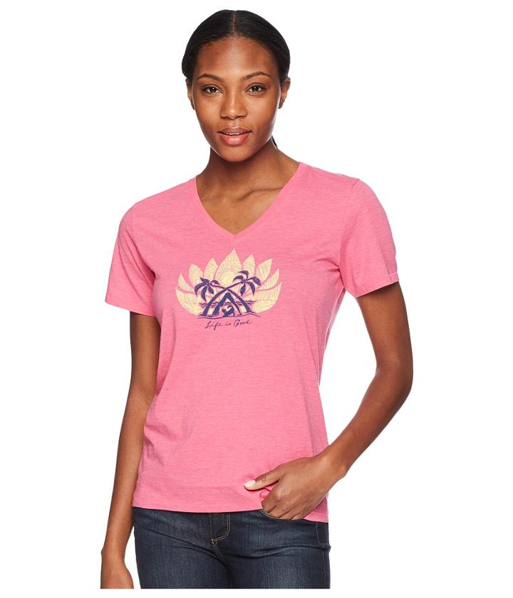 Life Is Good - Sun Down Dog Cool Vee Tee