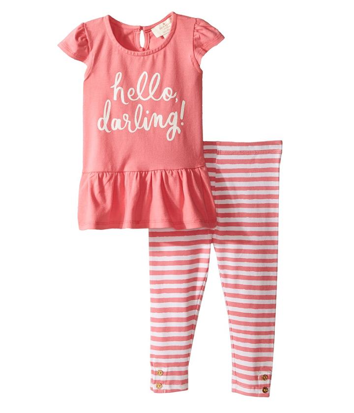 Kate Spade New York Kids - Hello Darling Leggings Set