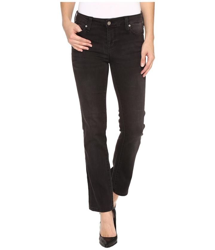 Liverpool - Petite Sadie Straight Jeans In Campfire Wash/grey Wash