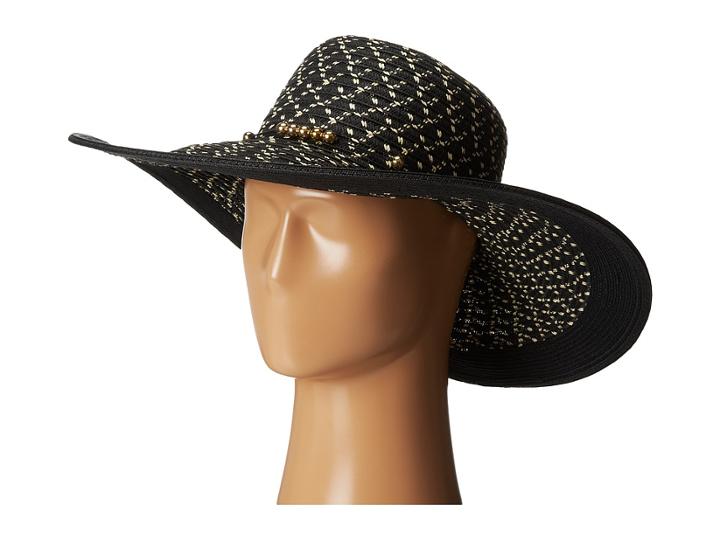 San Diego Hat Company Pbl3038 Sunbrim W/ Contrast Edge And Gold Bead Trim