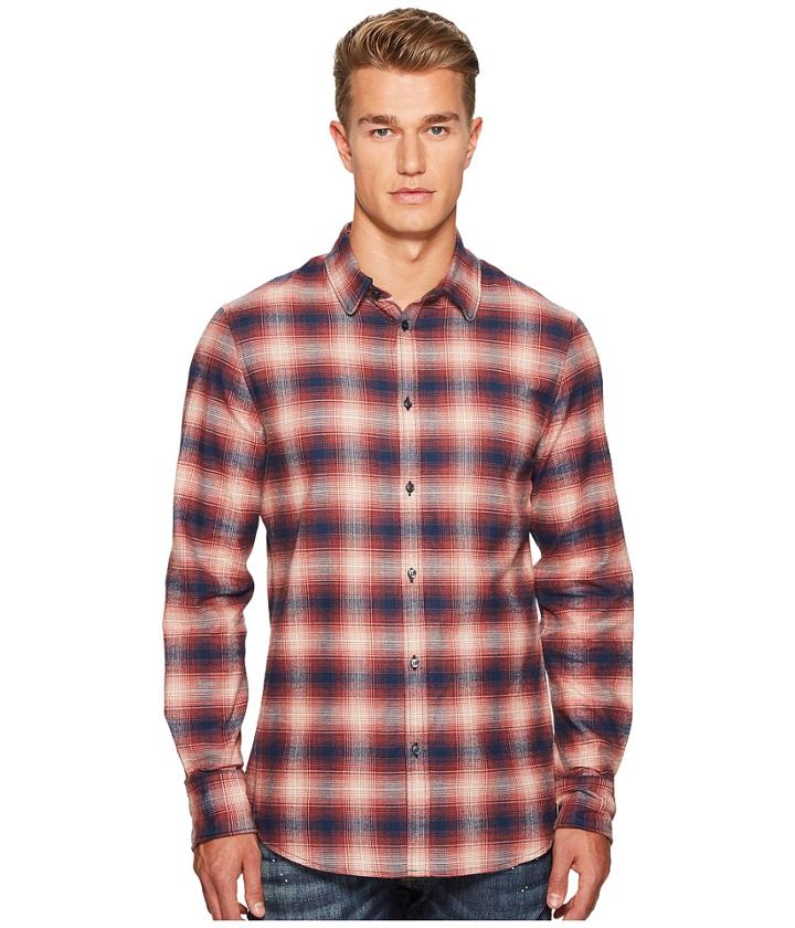 Dsquared2 - Check Metal Wired Collar Shirt