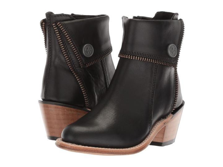 Old West Kids Boots - Zipper Shoe Boot