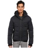 Armani Jeans - Stretch Nylon Puffer Jacket With Built-in Mittens