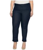 Nydj Plus Size - Plus Size Alina Convertible Ankle In Dark Enzyme Wash