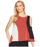 Kenneth Cole New York - Cold Shoulder Swing Top