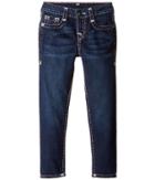 True Religion Kids - Casey White And Pink Combo Super T Jeans In Tear Drop Blue