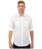 Calvin Klein - Classic Fit Linen Roll-up Sleeve Shirt