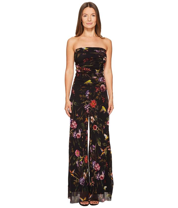 Fuzzi - Hummingbird Sleeveless Tube Tulle Jumpsuit