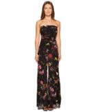 Fuzzi - Hummingbird Sleeveless Tube Tulle Jumpsuit