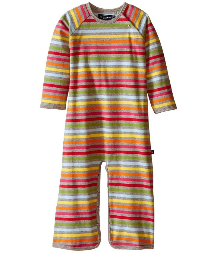 Toobydoo - Rainbow/grey Long Sleeve Jumpsuit